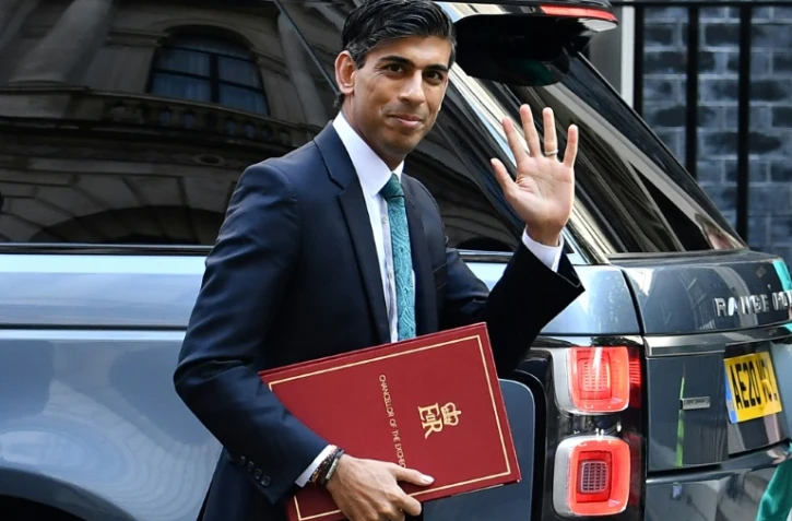 Le ministre britannique des Finances Rishi Sunak, le 8 septembre 2021 à Londres