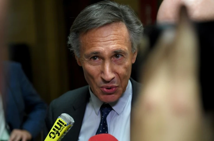 Le pneumologue Michel Aubier, ancien chef de service à l'hôpital Bichat à Paris, arrive au palais de justice de Paris le 14 juin 2017