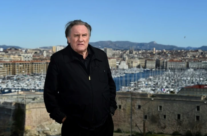 L'acteur Gérard Depardieu, le 18 février 2018 à Marseille