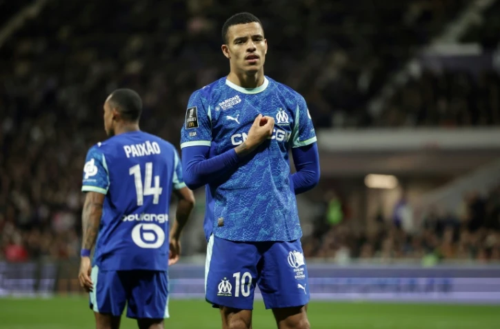 L'attaquant de l'OM Mason Greenwood, auteur du but de la victoire à Toulouse, le 7 mars 2026