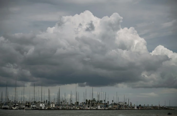 La tempête tropicale Béryl s'approche de Corpus Christi, au Texas, le 7 juillet 2024.