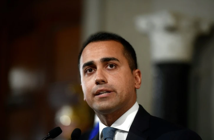Le chef du Mouvement 5 Etoiles Luigi Di Maio au palais présidentiel, le 28 août 2019 à Rome