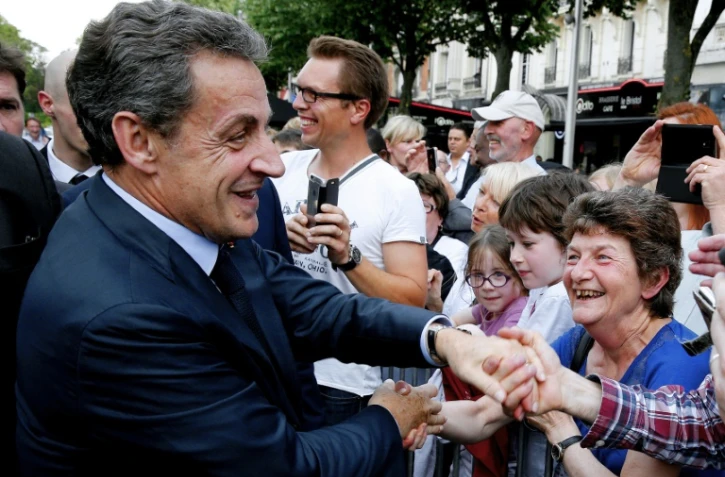 L'ex-président Nicolas Sarkozy, le 6 juin 2016 à Reims