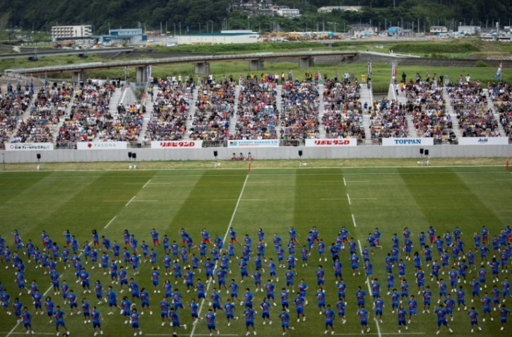Le stade de Kamaishi, inauguré le 19 août 2018, accueillera le Mondial de rugby
