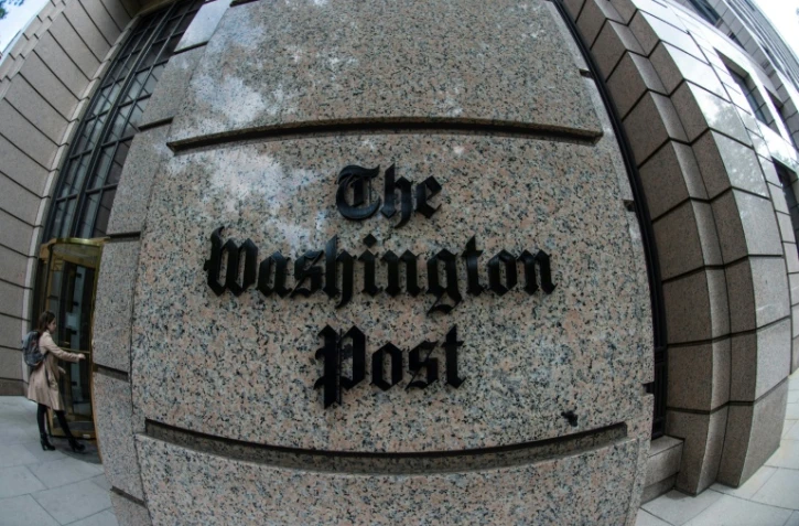 Le siège du Washington Post sur K Street à Washington DC le 16 mai 2019
