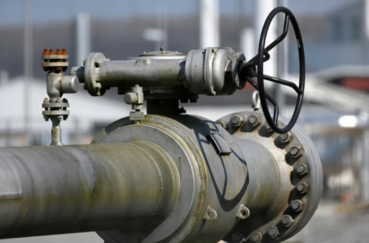 Un pipeline à Werne dans l'ouest de l'Allemagne le 24 mars 2022