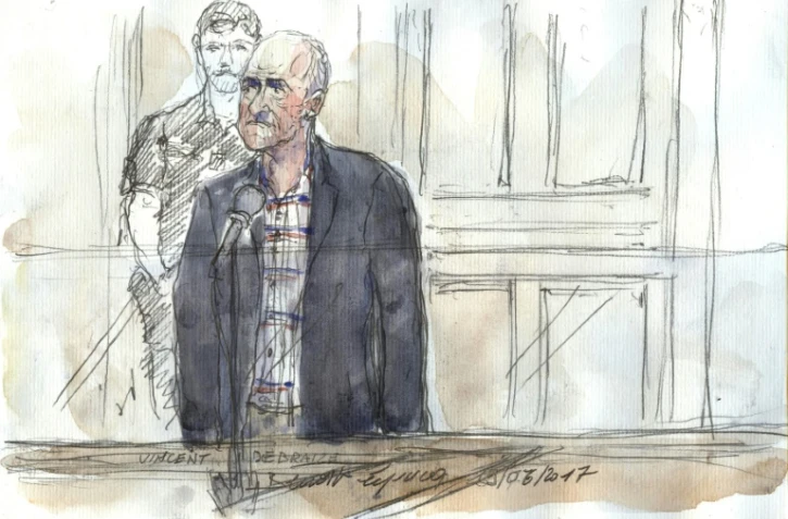 L'agresseur présumé de Nathalie Kosciusko-Morizet, Vincent Debraize, 55 ans, maire de Champignolles (Eure), le 19 juin 2017 lors de son procès à Paris