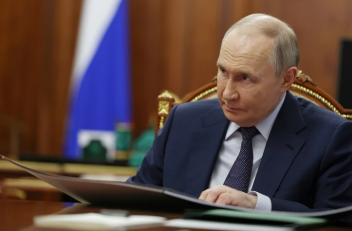 Le président russe Vladimir Poutine à Moscou, le 18 juillet 2025