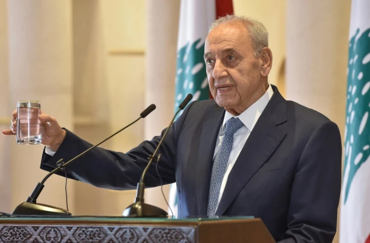 Le président du Parlement libanais, Nabih Berri, le 1er octobre 2020 à Beyrouth