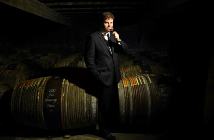 Renaud Fillioux, maître assembleur de la maison de cognac Hennessy à Cognac, dans le sud-ouest de la France, le 2 août 2017