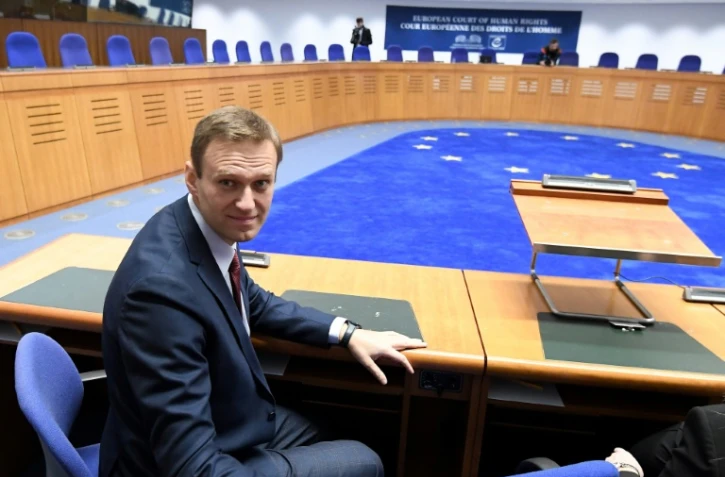 Alexeï Navalny, opposant numéro un à Vladimir Poutine, le 15 novembre à la Cour européenne des Droits de l'homme