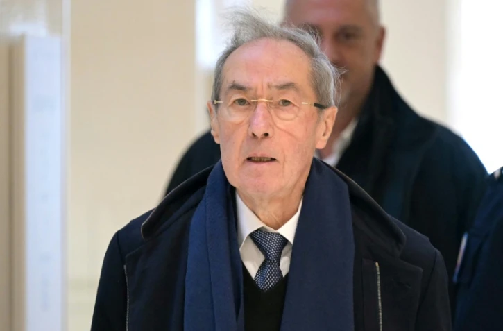Claude Guéant, le 20 janvier 2025 au tribunal judiciaire de Paris