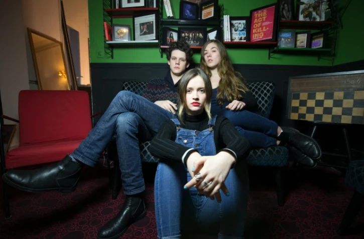 Les acteurs du film "Bang Gang (A Modern Love Story)" posent le 7 janvier 2016 Ă Paris