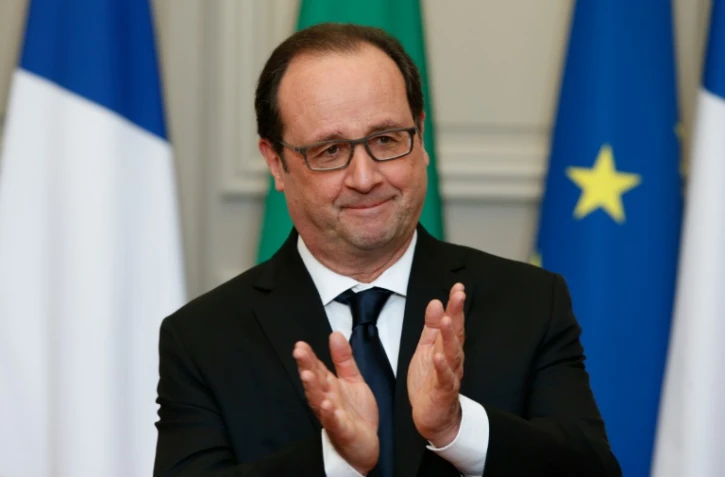 Le président français François Hollande, le 8 février 2016 à Paris