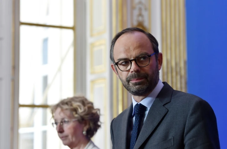 Le Premier ministre Edouard Philippe et la ministre du Travail, Muriel Pénicaud, le 6 juin 2017 à Matignon, à Paris
