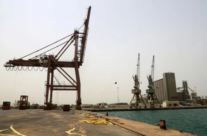 Le port d'Hodeida, au Yémen, le 24 juin 2018