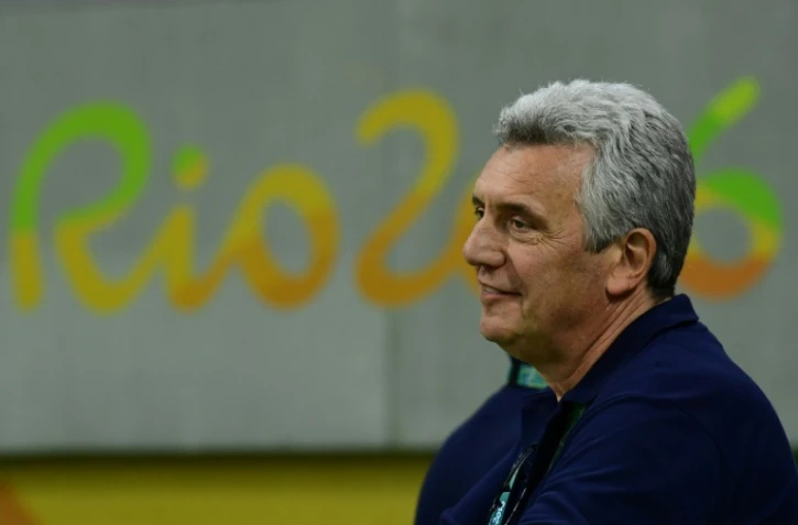 Claude Onesta à la tête de l'équipe de France de hand, lors des Jneux de Rio, le 9 août 2016