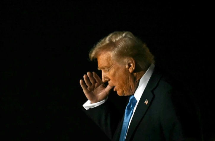 Donald Trump le 31 janvier 2025 à West Palm Beach en Floride