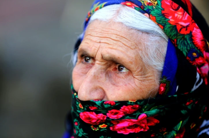 Une Kurde iranienne à Sardasht, en Iran, le 14 septembre 2020