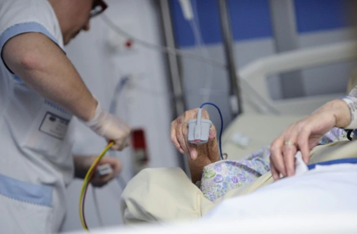 Une infirmière hospitalière le 23 octobre 2013 à Angers