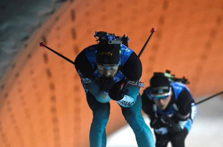 Le biathlète français Martin Fourcade lors du sprint de Nove Mesto, le 20 décembre 2018