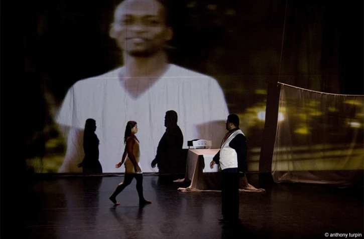 La pièce "Les Ombres, Hassina" de la Compagnie Maloya Metiss (Photo D.R)