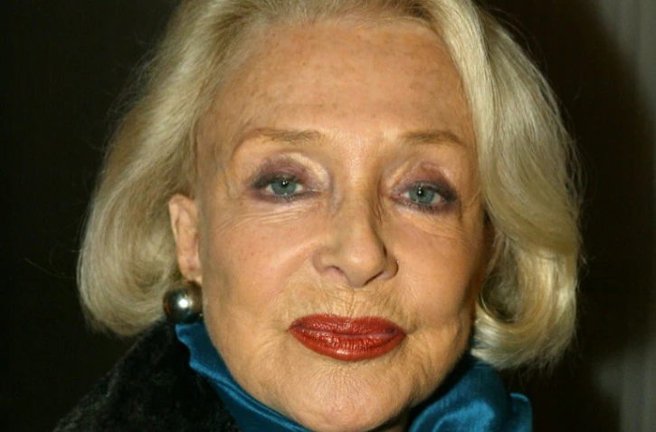 L'actrice Micheline Presle, le 21 octobre 2003 à Paris