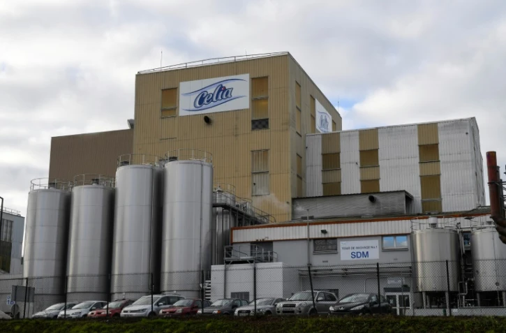 La laiterie Celia, détenue par le groupe Lactalis, à Craon, en Mayenne, le 4 décembre 2017