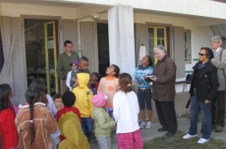 Jeudi 19 août 2010 - L'école de la Nouvelle baptisé au nom d'André Bègue (Photo D.R)