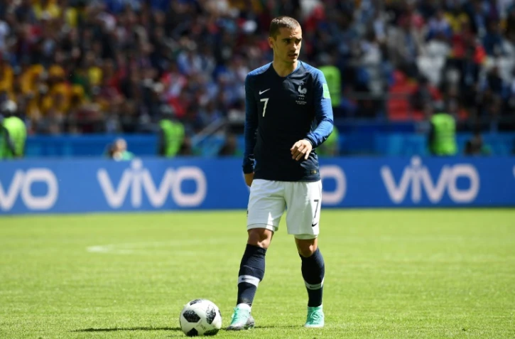 L'attaquant français Antoine Griezmann lors du match contre l'Australie au Mondial, le 16 juin 2018 à Kazan