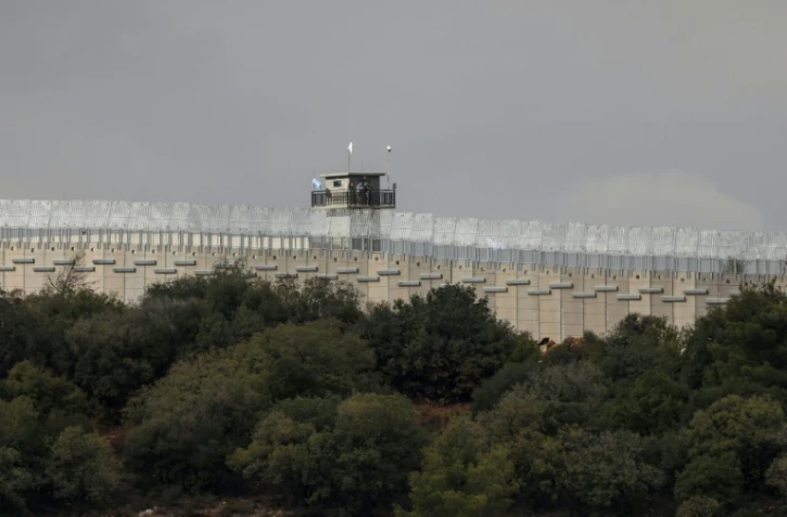 Poste de surveillance de la Force intérimaire des Nations unies au Liban (Finul), sur la frontière avec Israël le 16 novembre 2025