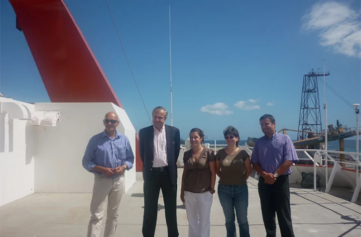 Vendredi 20 août 2010 - Les nouveaux chefs de districts des TAAF (photo D.R)