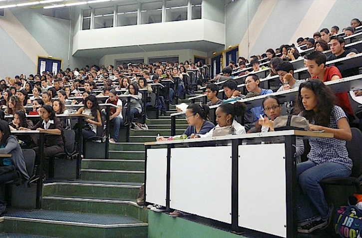 Lundi 23 août 2010 - Rentrée de la première promotion de la première année commune aux études de santé (PAES) (photo Émilie Sorres)