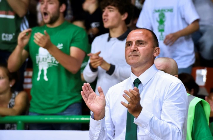 Frédéric Forte le 20 juillet 2015 à Beaublanc, la salle de basket Limoges