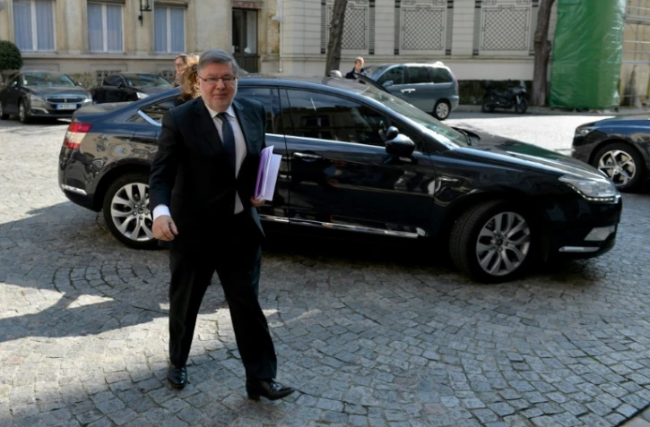 Le secrétaire d'Etat aux Transports, Alain Vidalies au ministère de l'Intérieur à Paris le 22 mars 2016