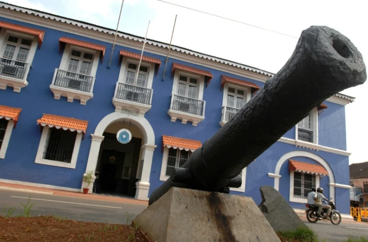 Le musée des Douanes à Panaji, capitale de l'Etat de Goa, le 19 août 2009