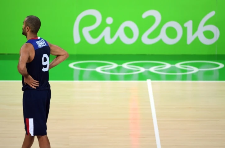 Tony Parker éliminé avec l'équipe de France par l'Espagne lors des Jeux de Rio, le 17 août 2016