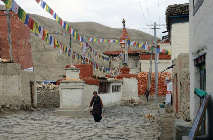 Un habitant de Lo Manthang, la capitale fortifiée du Mustang, le 16 juin 2016