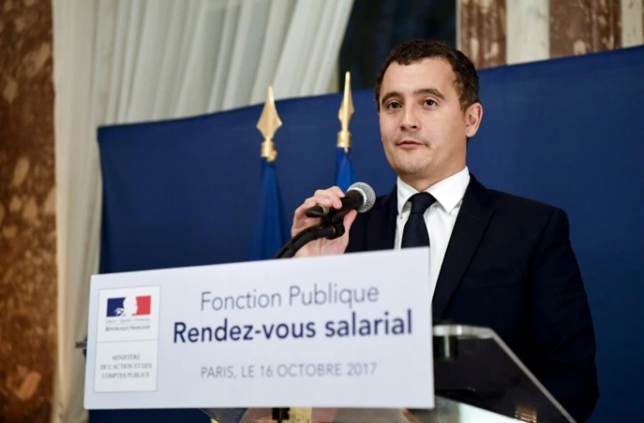 Gérald Darmanin le 16 octobre 2017 à Paris