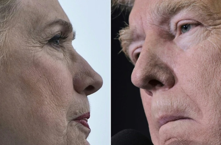 Dans "What happened", à paraître le 12 septembre aux Etats-Unis, Hillary Clinton (g) raconte de l'intérieur son échec de la campagne présidentielle américaine face à Donald Trump (d)