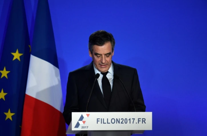 Le candidat LR à la présidentielle François Fillon, le 6 février 2017, lors de sa conférence de presse à Paris