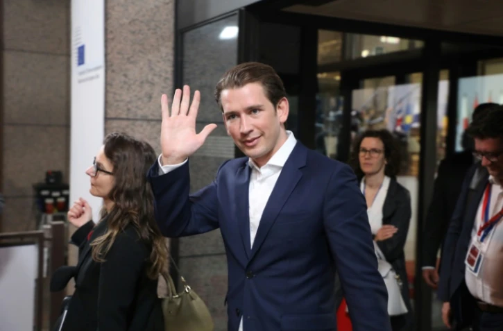 Le chancelier autrichien Sebastian Kurz, le 29 juin 2018 à Bruxelles