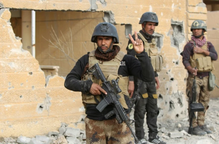 Les forces irakiennes le 27 décembre 2015 à Ramadi