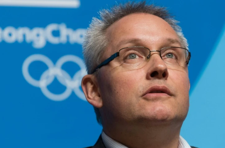 Matthieu Reeb, secrétaire général du TAS en conférence de presse, le 1er février 2018 à Pyeongchang