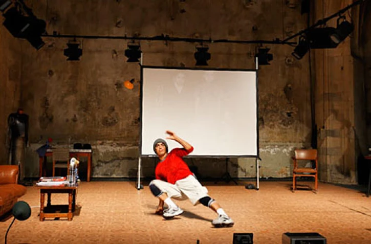 la pièce &quot;faut qu'on parle&quot;, des compagnies Hors Serie et Hendrick Van Der Zee. Photo D.R