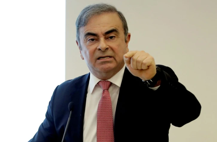 Carlos Ghosn, le 8 janvier 2020 à Beyrouth (Liban)