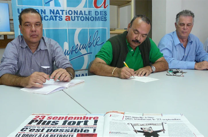Point presse de l'intersyndicale ce lundi 20 septembre 2010