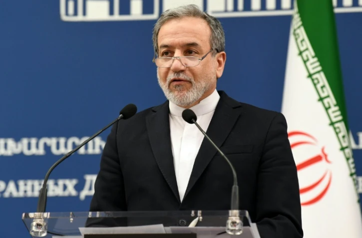 Le ministre iranien des Affaires étrangères Abbas Araghchi, à Erevan le 25 mars 2025