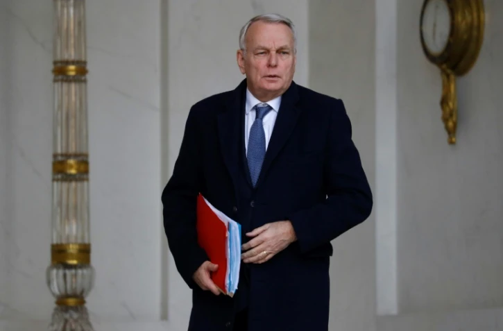 Le ministre des Affaires étrangères Jean-Marc Ayrault, le 21 décembre 2016 au palais de l'Élysée à Paris