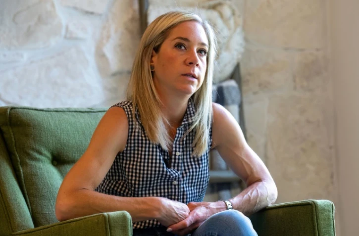 Amanda Zurawski à son domicile d'Austin, au Texas, le 8 mai 2023